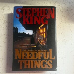 Stephen King 'Needful Things' Hardcover Book
